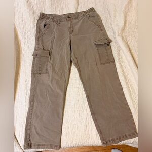 American Eagle Outfitters Women’s Cargo Pants in Taupe Brown